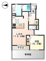 ボナール・ディアコート 102 ｜ 和歌山県和歌山市毛見（賃貸マンション1LDK・1階・45.90㎡） その2