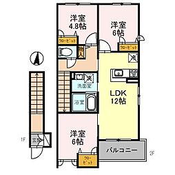 サンクイール E棟 2階