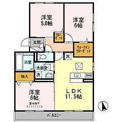 物件の間取り