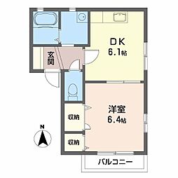 フォーレス・ノベル 2階/202