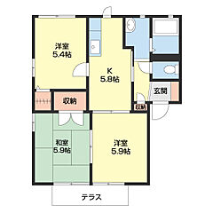 物件の間取り
