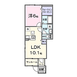アビタシオン 1階/101