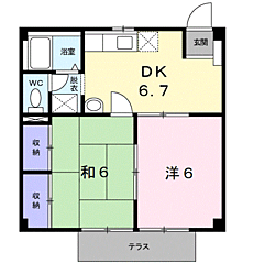 物件の間取り