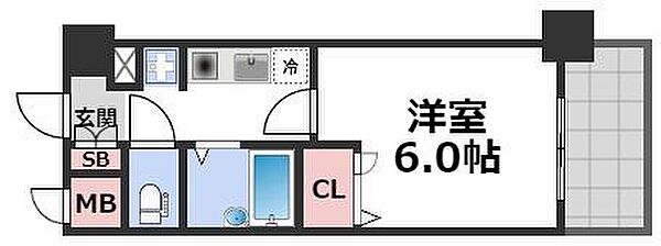 エスリード深江橋 ｜大阪府大阪市東成区深江北2丁目(賃貸マンション1K・10階・20.88㎡)の写真 その2