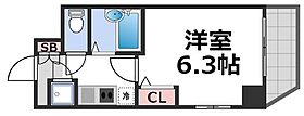 S・Eファースト  ｜ 大阪府大阪市天王寺区寺田町2丁目6-7（賃貸マンション1K・6階・19.48㎡） その2