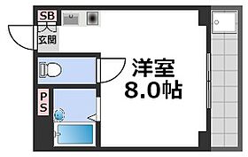 マンションタナカ  ｜ 大阪府大阪市天王寺区清水谷町19-3（賃貸マンション1R・2階・18.60㎡） その2