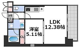 プレジオ阿波座  ｜ 大阪府大阪市西区川口3丁目（賃貸マンション1LDK・5階・40.92㎡） その2