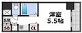 クラウンハイム夕陽丘6階4.4万円