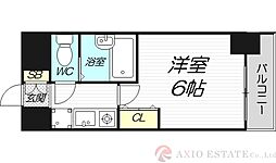 エスリード新大阪第7 1Kの間取図画像