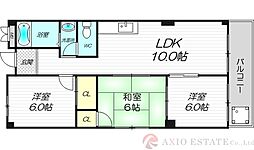 シャルル新大阪 3階