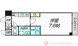 Comforespa新大阪 1Kの間取図画像