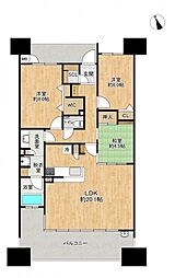 ロフティ木場シー・ガーデン 3LDKの間取図画像