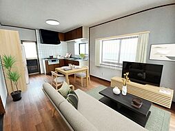 内覧予約受付中神山3丁目戸建 5LDKのリビング/ダイニング