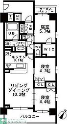 シャンピアグランデ深沢 3LDKの間取図画像