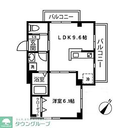 RUANG 1LDKの間取図画像