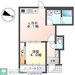 間取図画像 1LDK