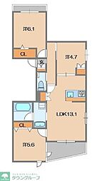 間取図画像 3LDK