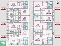世田谷区八幡山3丁目アパート 1LDKの間取図画像
