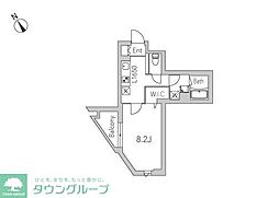 GranDuoSetagaya16 1Kの間取図画像