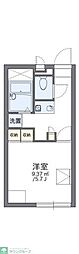 レオパレスセント・エルモス 1Kの間取図画像