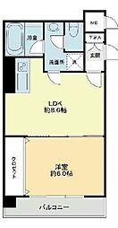 高井戸西コーポ 1LDKの間取図画像
