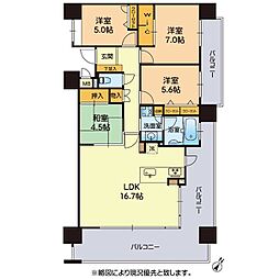 アイランド長嶺の杜 4LDKの間取図画像