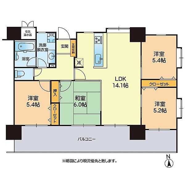間取りを拡大表示