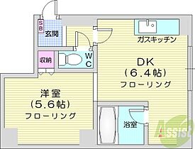 ラパン・アジールA棟  ｜ 北海道札幌市北区北三十六条西7丁目（賃貸アパート1DK・4階・26.00㎡） その2