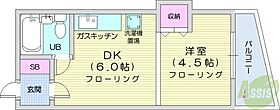 第27松井ビル  ｜ 北海道札幌市中央区南四条西16丁目（賃貸マンション1DK・6階・23.08㎡） その2