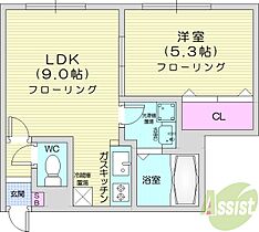 パシフィックオーシャン2  ｜ 北海道札幌市東区北四十八条東4丁目（賃貸アパート1LDK・2階・32.40㎡） その2