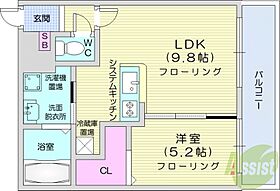 サンコート円山ガーデンヒルズ  ｜ 北海道札幌市中央区南六条西26丁目（賃貸マンション1LDK・9階・34.73㎡） その2