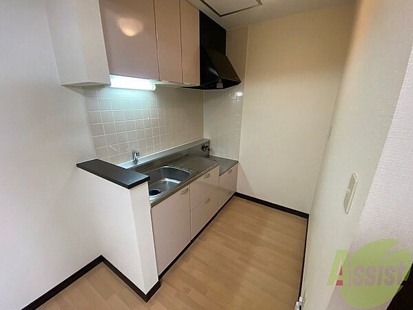 画像8:キッチン別角度です。冷蔵庫を置くスペースもあります！