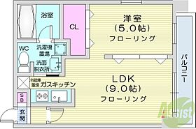 アルファスクエア大通西17  ｜ 北海道札幌市中央区大通西17丁目（賃貸マンション1LDK・8階・30.73㎡） その2