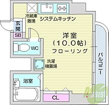 メゾンクレスト円山公園  ｜ 北海道札幌市中央区北一条西23丁目2-11（賃貸マンション1R・3階・20.82㎡） その2