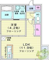 ALBAGRANDE麻生  ｜ 北海道札幌市北区北三十六条西6丁目2-16（賃貸マンション1LDK・1階・36.96㎡） その2