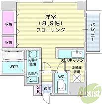 北海道札幌市北区北二十条西6丁目（賃貸マンション1K・4階・32.05㎡） その2