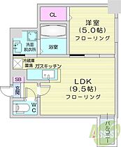 北海道札幌市北区北二十三条西4丁目（賃貸マンション1LDK・2階・31.85㎡） その2