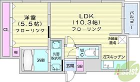 北海道札幌市北区北二十二条西5丁目1-6（賃貸マンション1LDK・3階・36.09㎡） その2