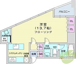 INFINITY22  ｜ 北海道札幌市中央区大通西22丁目2-1（賃貸マンション1R・8階・37.11㎡） その2