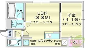 Raffine大通円山  ｜ 北海道札幌市中央区大通西22丁目1-30（賃貸マンション1LDK・4階・25.60㎡） その2