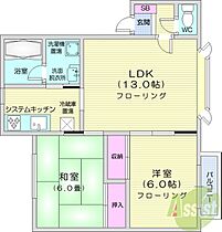 エルハイム新琴似B  ｜ 北海道札幌市北区新琴似二条3丁目1-30（賃貸アパート2LDK・2階・53.41㎡） その2