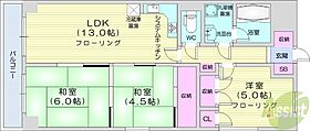 北海道札幌市東区北十条東3丁目（賃貸マンション3LDK・2階・60.50㎡） その2