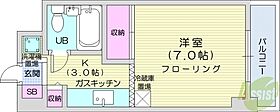 アクアトピア麻生  ｜ 北海道札幌市北区麻生町5丁目（賃貸マンション1K・3階・23.40㎡） その2