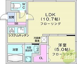 グランメールプレジール2  ｜ 北海道札幌市東区北十六条東12丁目（賃貸マンション1LDK・1階・37.12㎡） その2