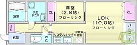 北海道札幌市東区北二十五条東16丁目（賃貸アパート1LDK・3階・36.43㎡） その2