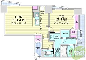 Fリミテッド北広島  ｜ 北海道北広島市中央5丁目（賃貸マンション1LDK・7階・51.44㎡） その2