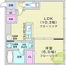 ル・シェーヌ桑園  ｜ 北海道札幌市中央区北十二条西15丁目（賃貸マンション1LDK・1階・34.93㎡） その2