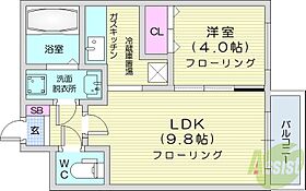 北海道札幌市東区北十四条東2丁目（賃貸マンション1LDK・3階・32.12㎡） その2