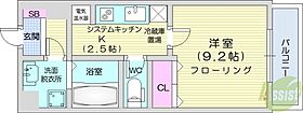 北海道札幌市北区北十五条西3丁目2-14（賃貸マンション1K・13階・30.90㎡） その2