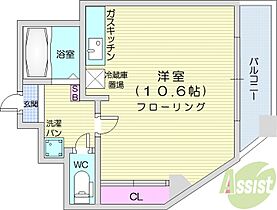 北海道札幌市北区北十八条西5丁目（賃貸マンション1R・6階・20.41㎡） その2